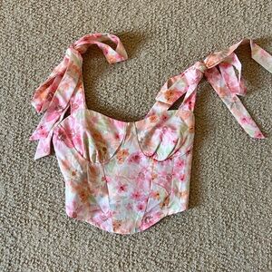 floral summer tank